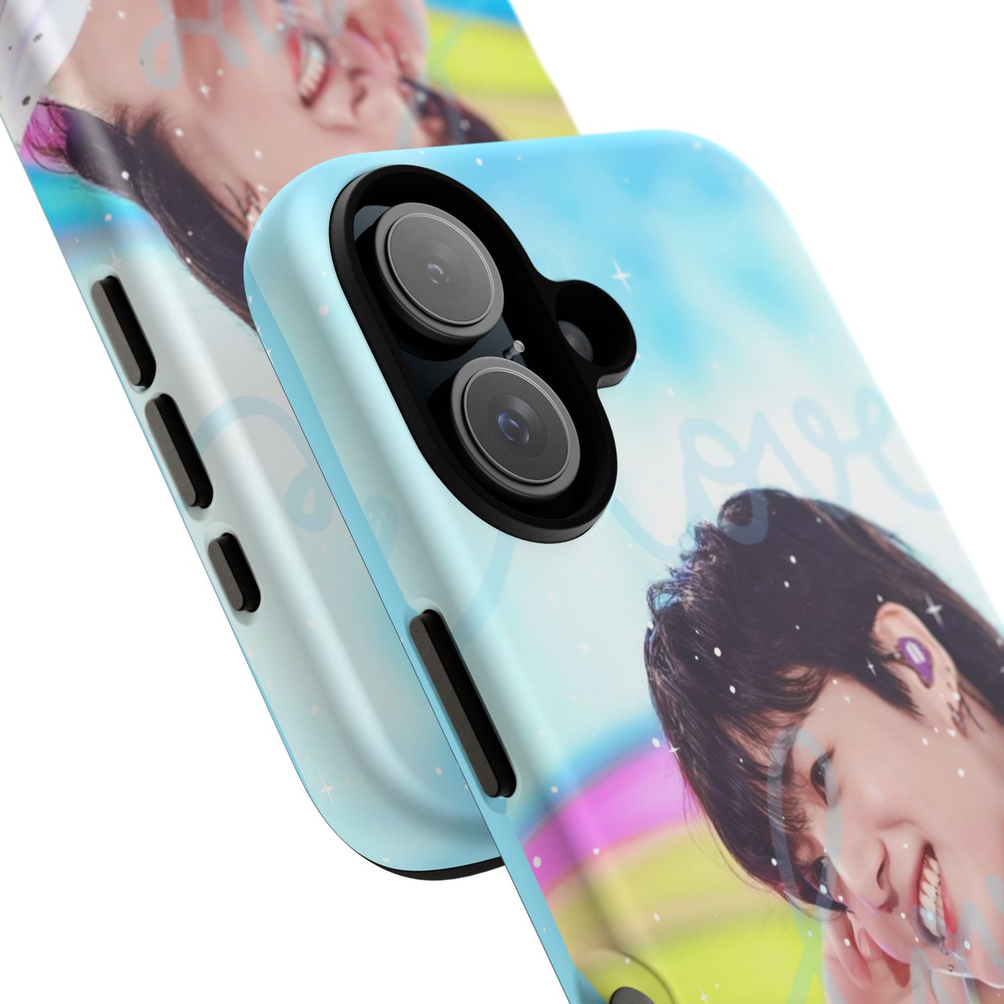 Jungkook Phone Case - Love Rainbow Kpop Design