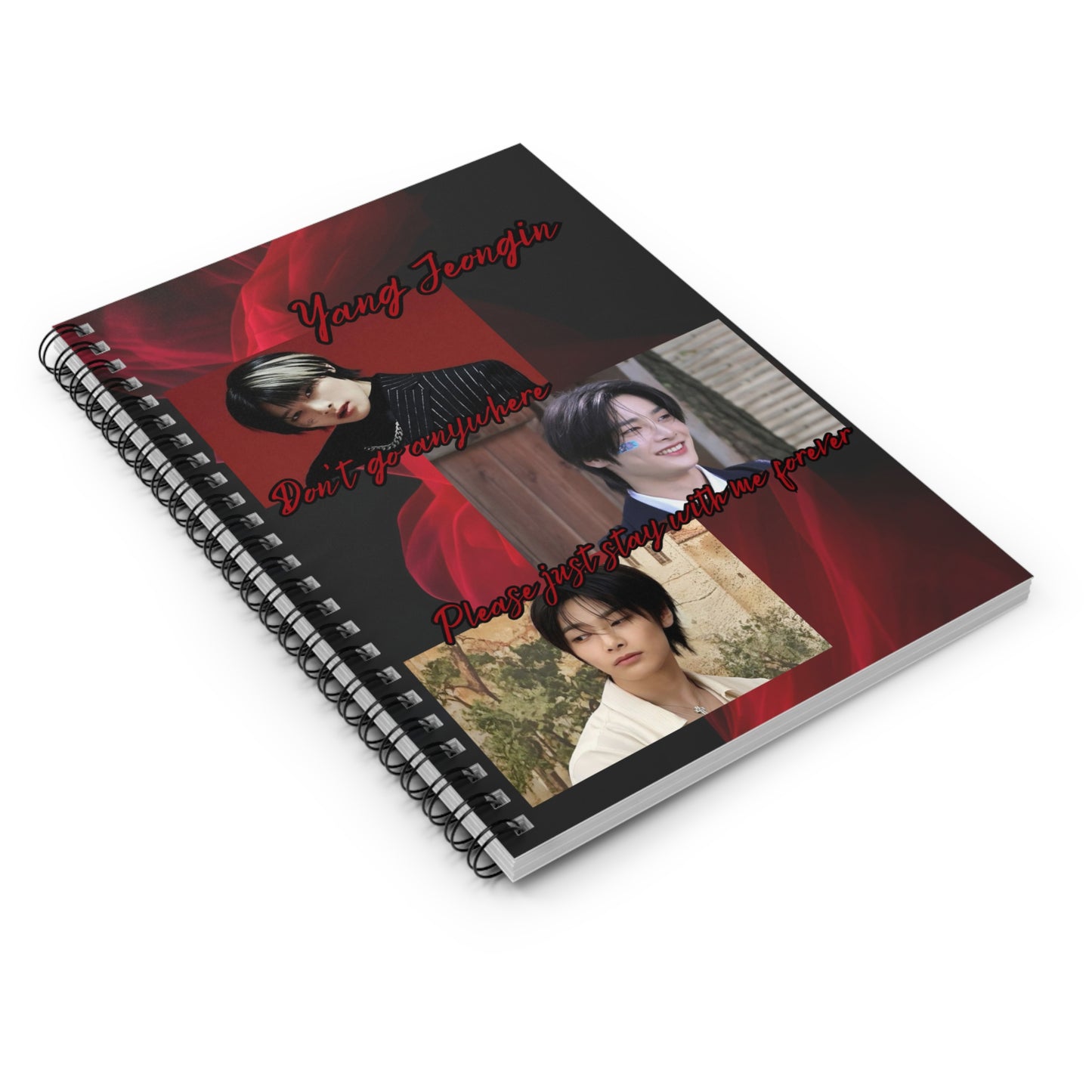 Jeongin Spiral Notebook —  Collage Ruled Journal