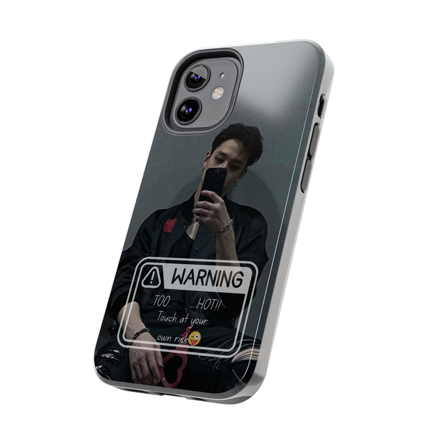 Warning: Bang Chan Tough Phone Case — Protective Slim Cover