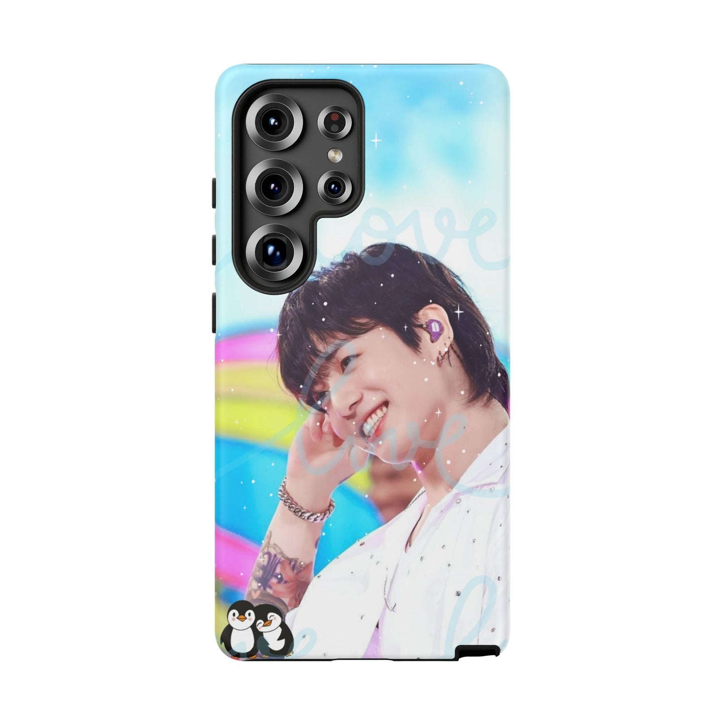 Jungkook Phone Case - Love Rainbow Kpop Design