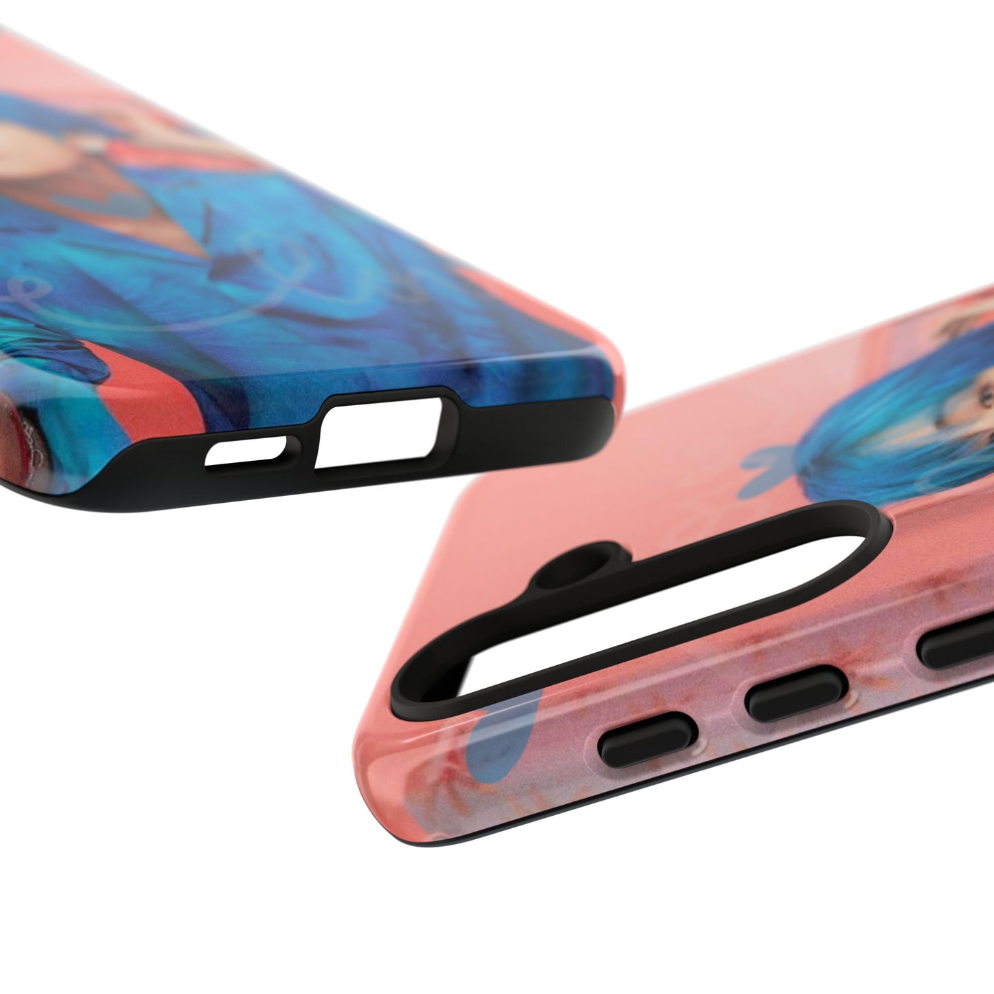 Taehyung Phone Case — Pink Heart/Love Kpop Design