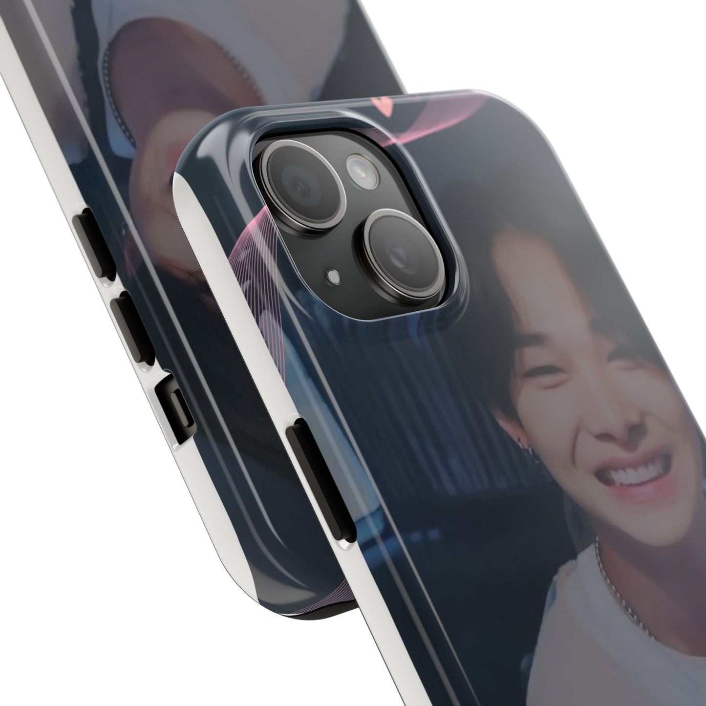 Customizable Phone Case, Cute Phone Cover, Gifts for Teens, Personalized Accessories, Trendy Phone Protection, Heart Design