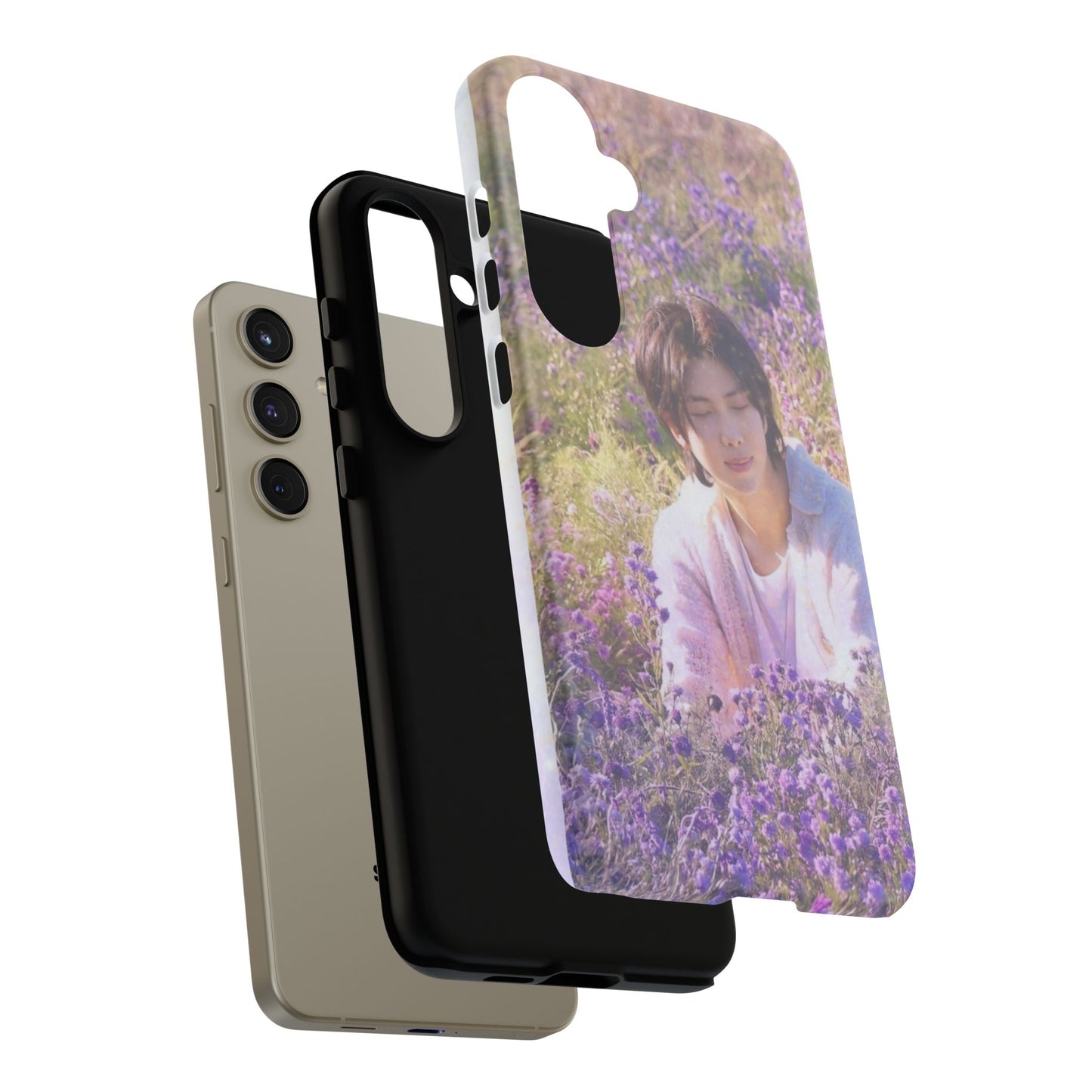 RM Floral Lavender Photo Phone Case