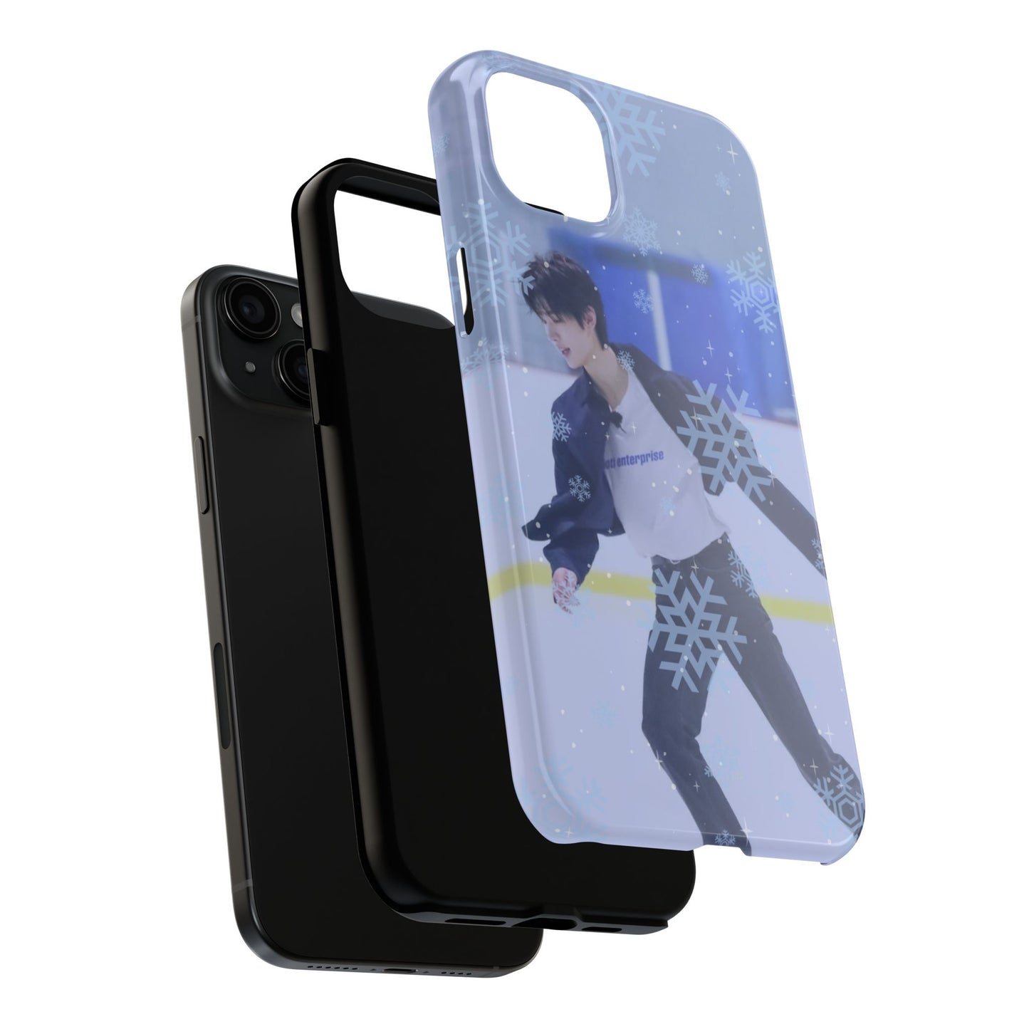 Ice Prince Tough Phone Case, Stylish Phone Protector, Winter Sports Accessory, Unique Gift for Skaters, Durable Phone Shell