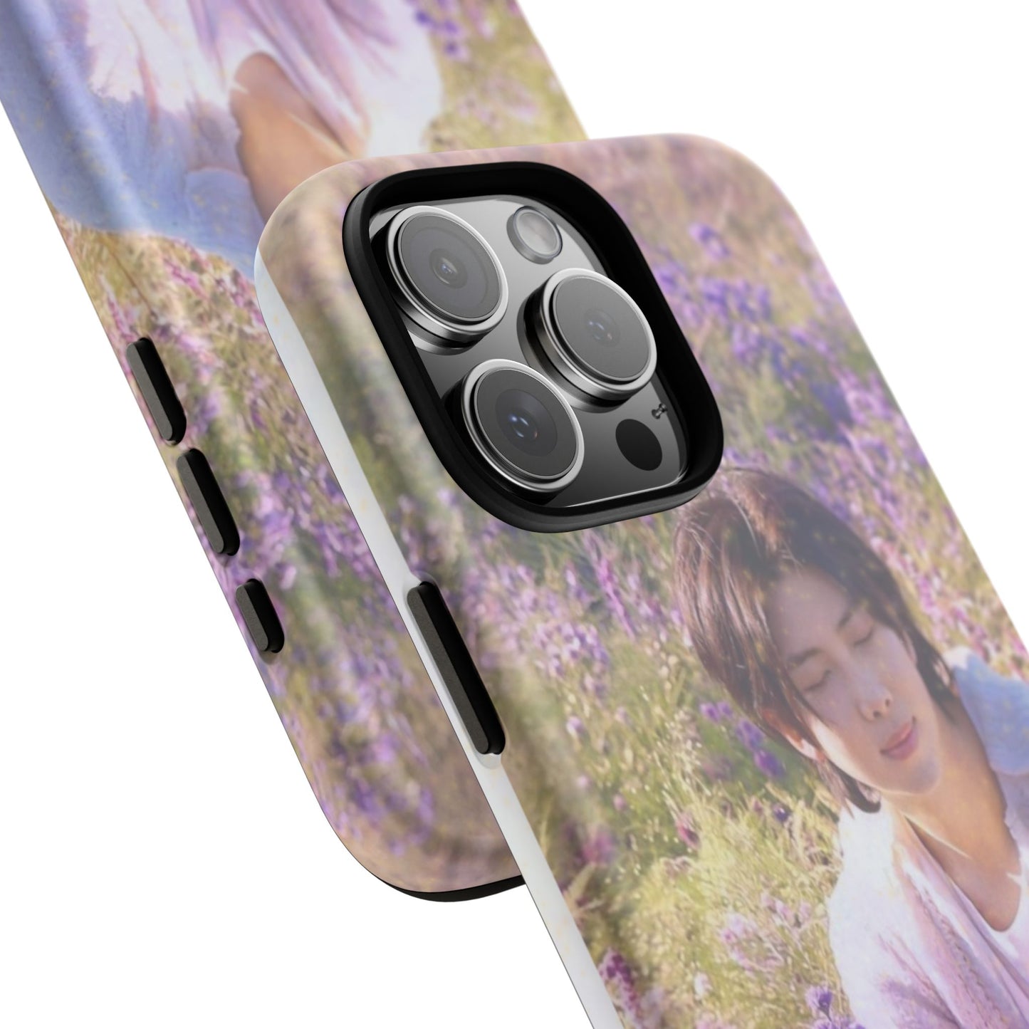 RM Floral Lavender Photo Phone Case