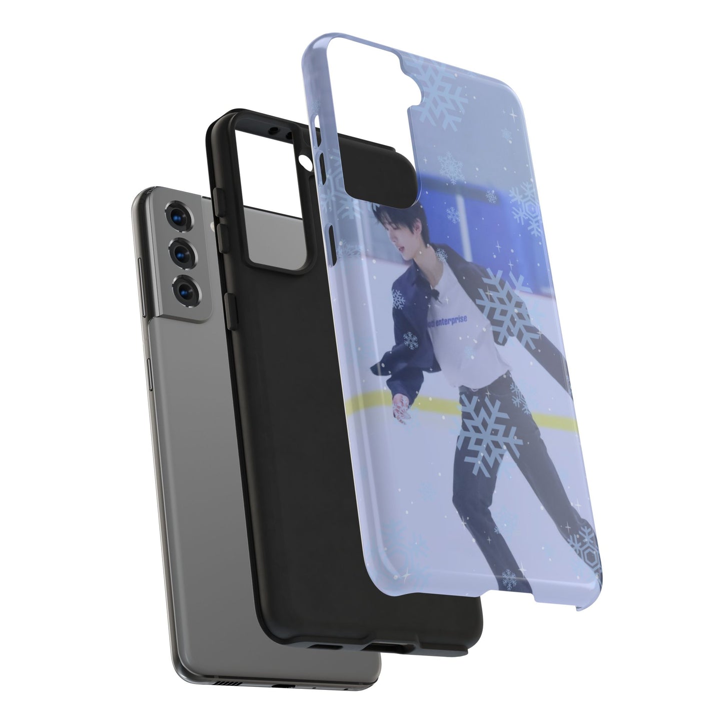 Ice Prince Tough Phone Case, Stylish Phone Protector, Winter Sports Accessory, Unique Gift for Skaters, Durable Phone Shell