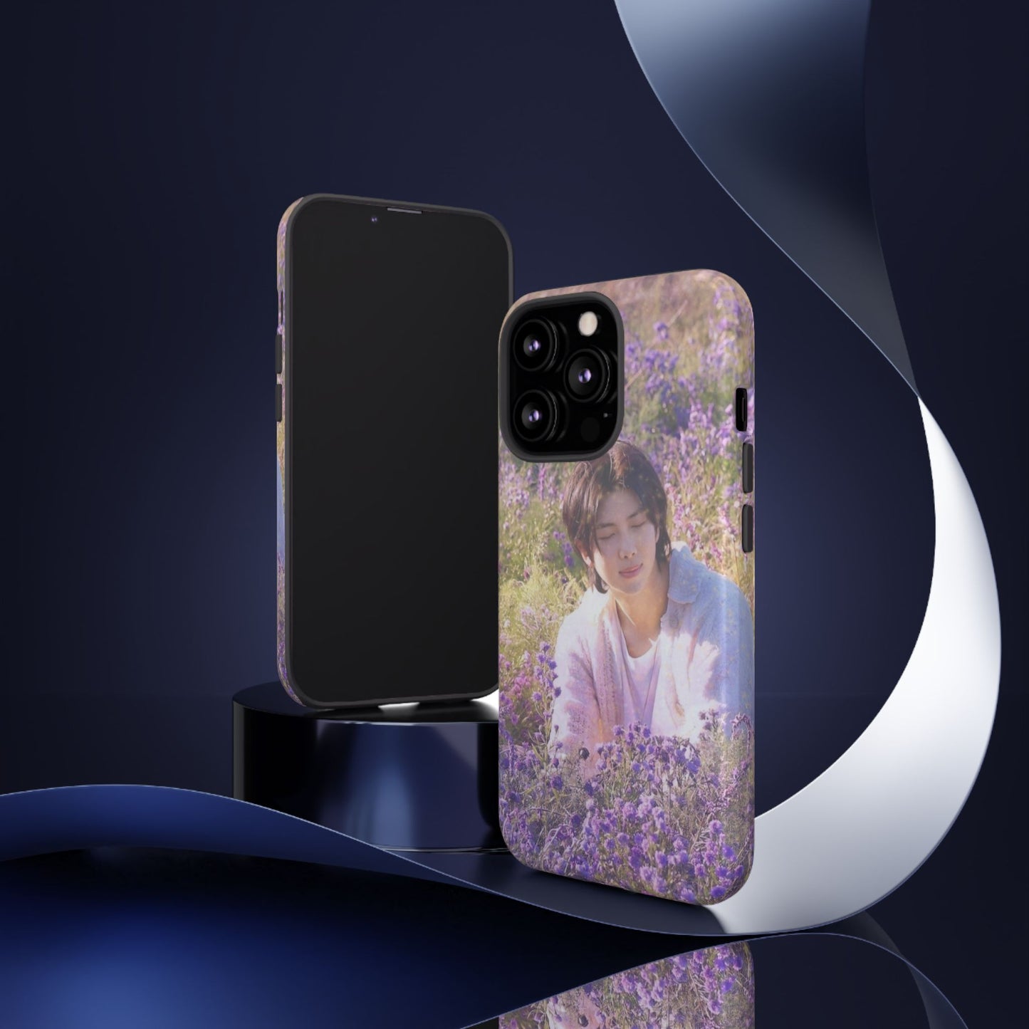 RM Floral Lavender Photo Phone Case