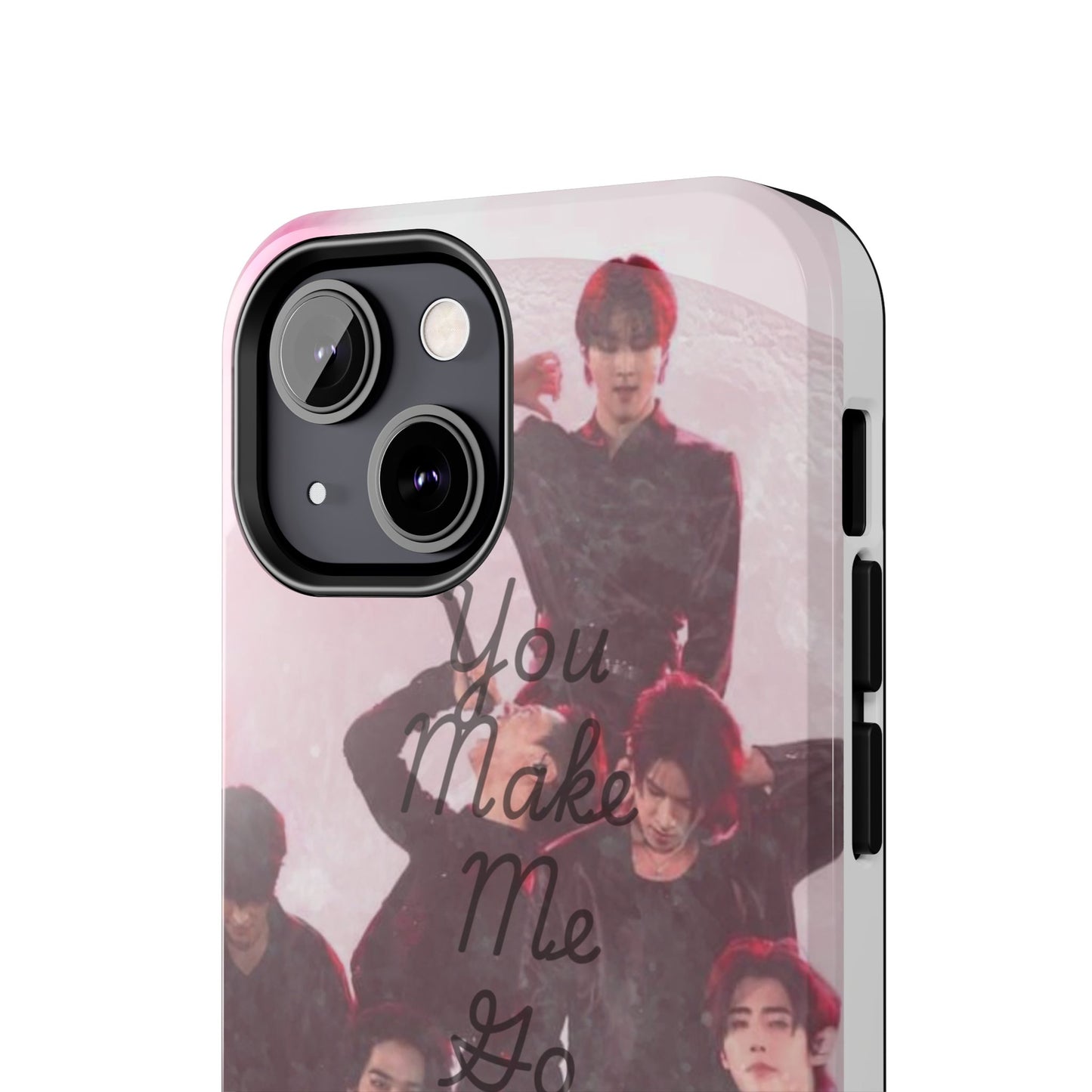 Enhypen Stylish Phone Case - You Make Me Go Crazy Over You, Durable Protection, Trendy Accessory, Gift for Friends