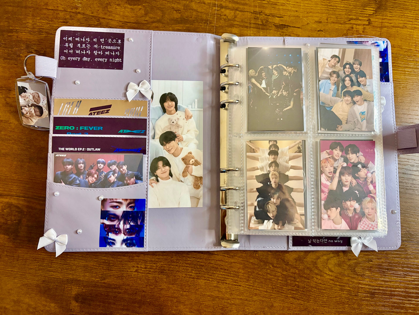 Ateez Photocard Binder