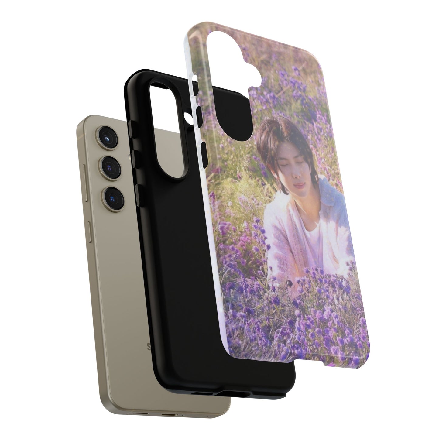 RM Floral Lavender Photo Phone Case