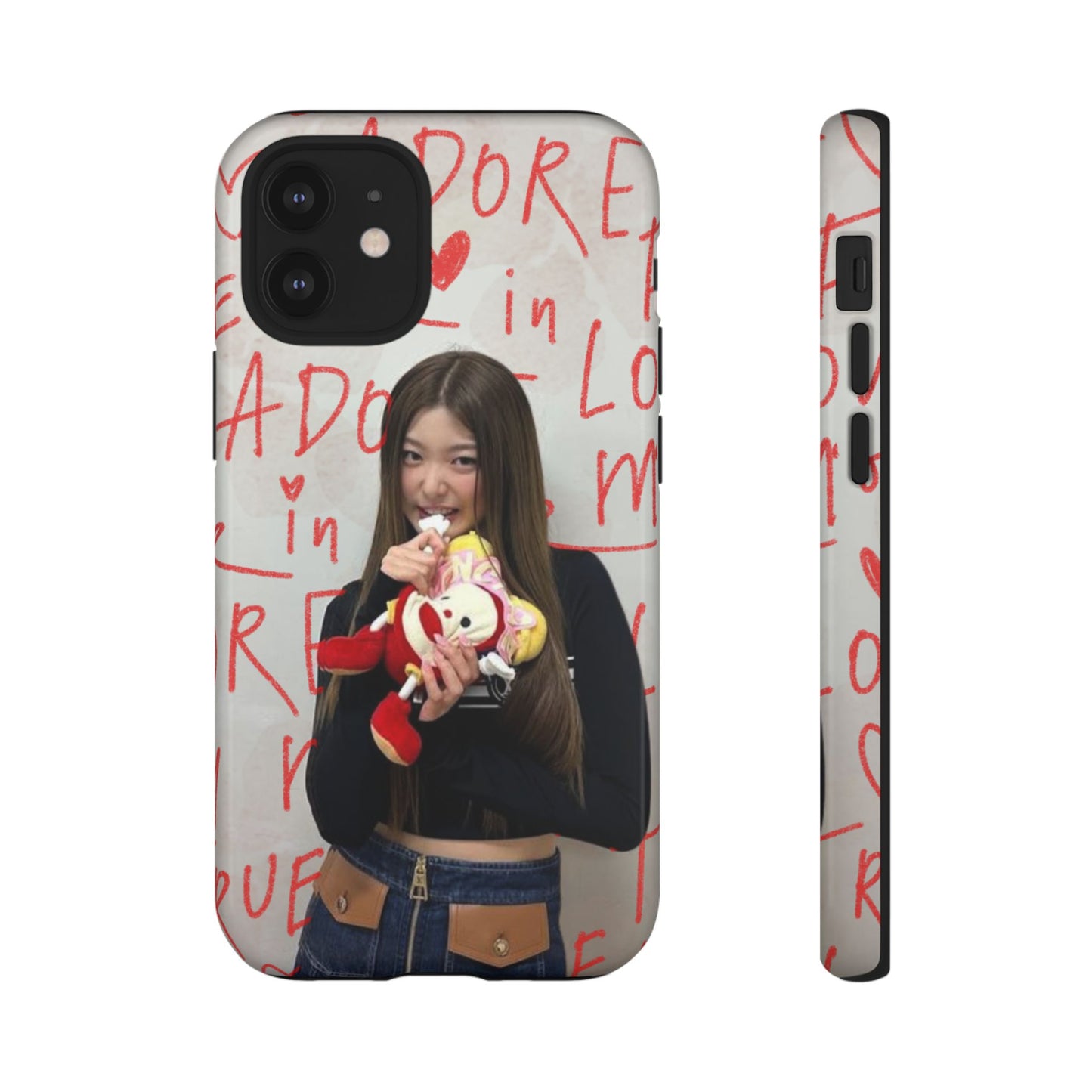 Yoonchae Phone Case — Adore Graffiti Heart Background