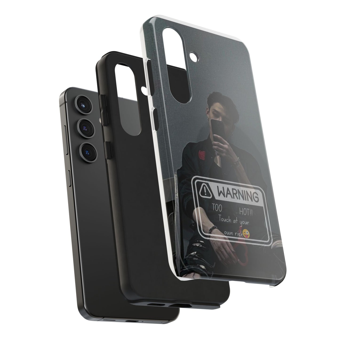Warning: Bang Chan Tough Phone Case — Protective Slim Cover