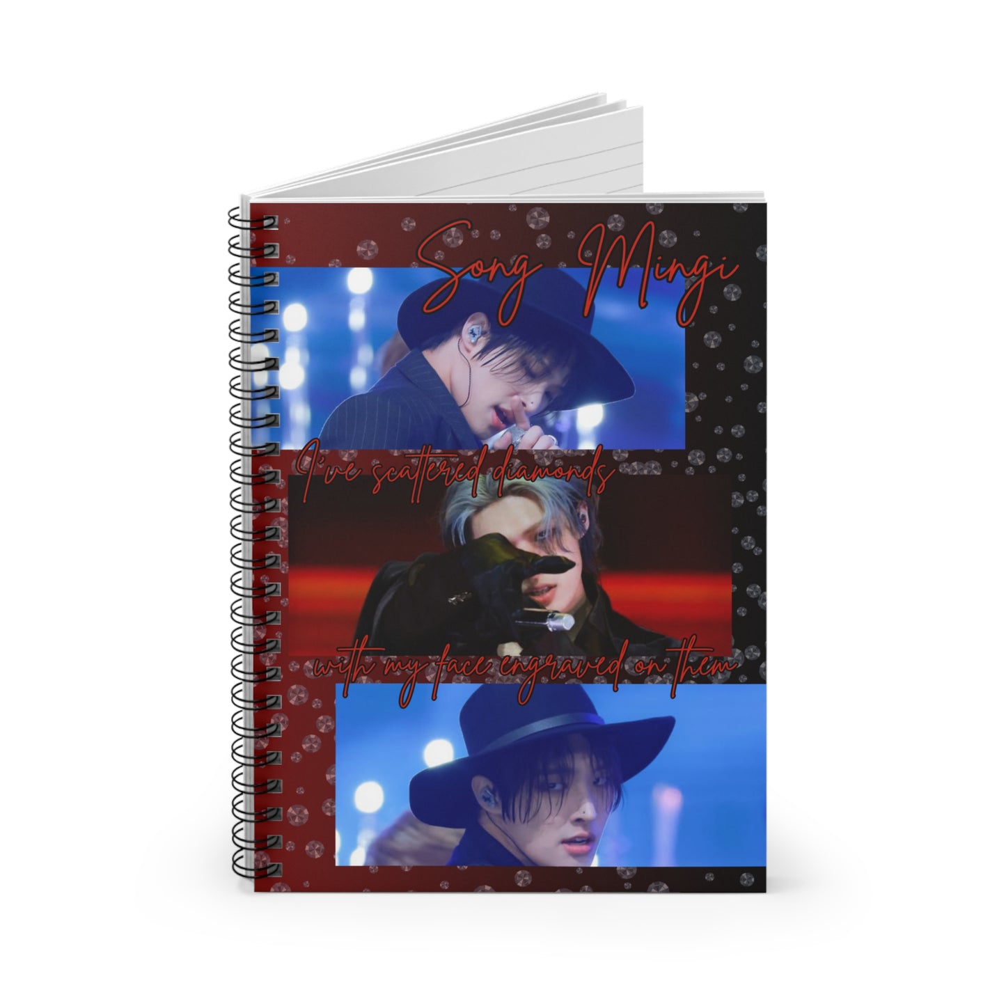 Song Mingi Spiral Notebook – Photo Collage Performance Design
