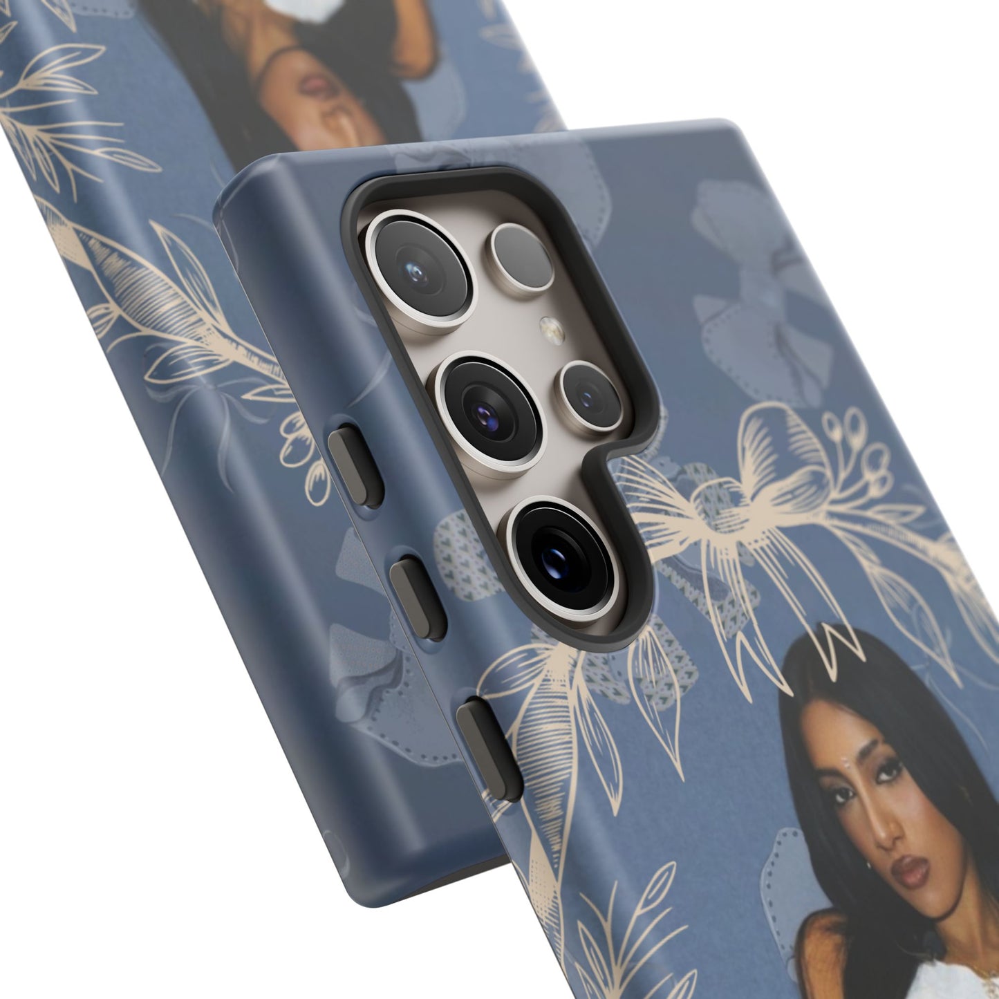 Lara Tough Phone Case — Protective Slim Case with Bow Wreath Design