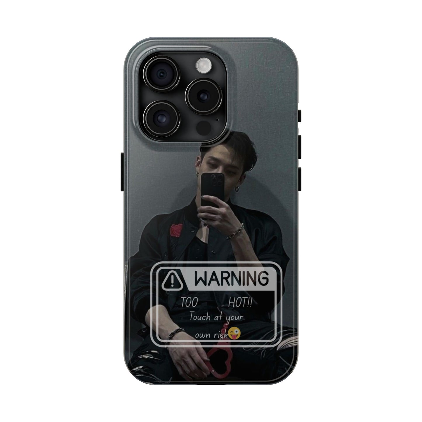 Warning: Bang Chan Tough Phone Case — Protective Slim Cover
