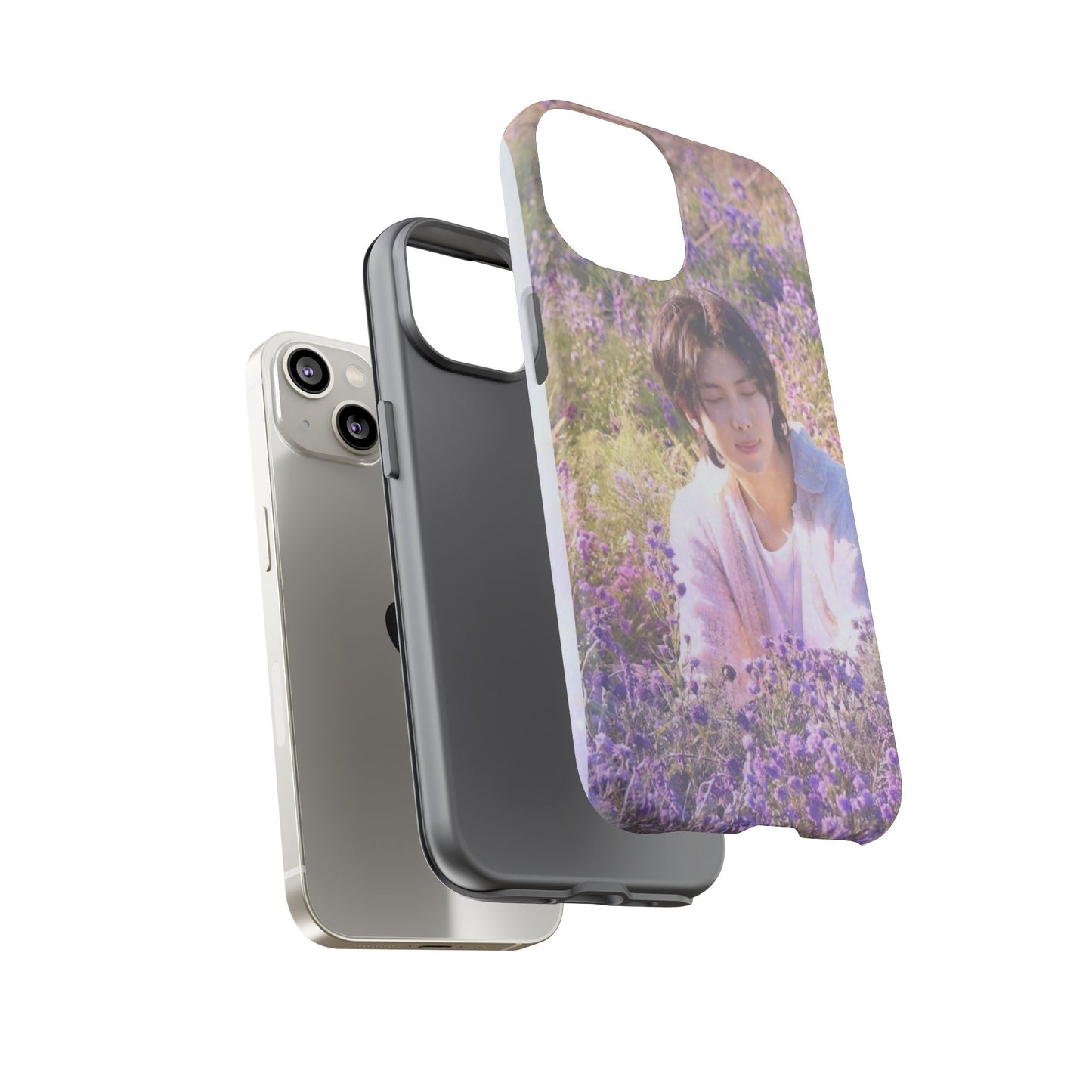 RM Floral Lavender Photo Phone Case
