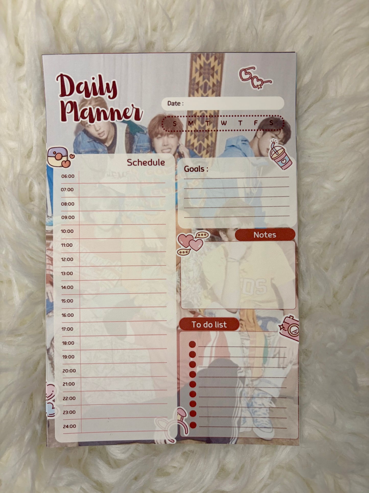 BTS Daily Planner