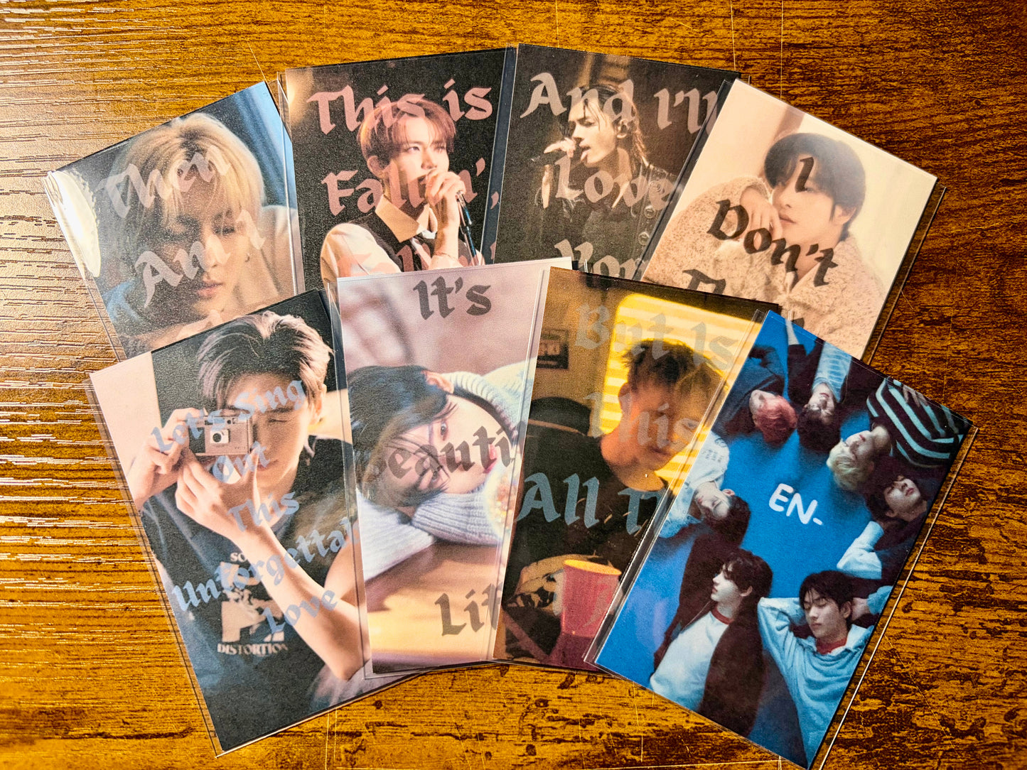 OT7 Solo Cover Photocards