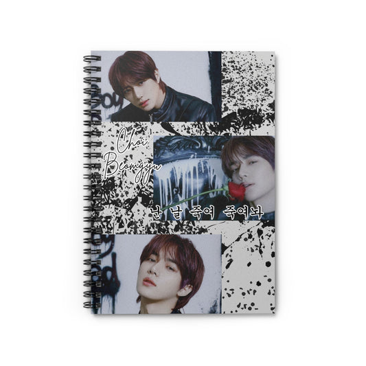 Beomgyu Spiral Notebook - Ruled Lines for Fan Art Lovers