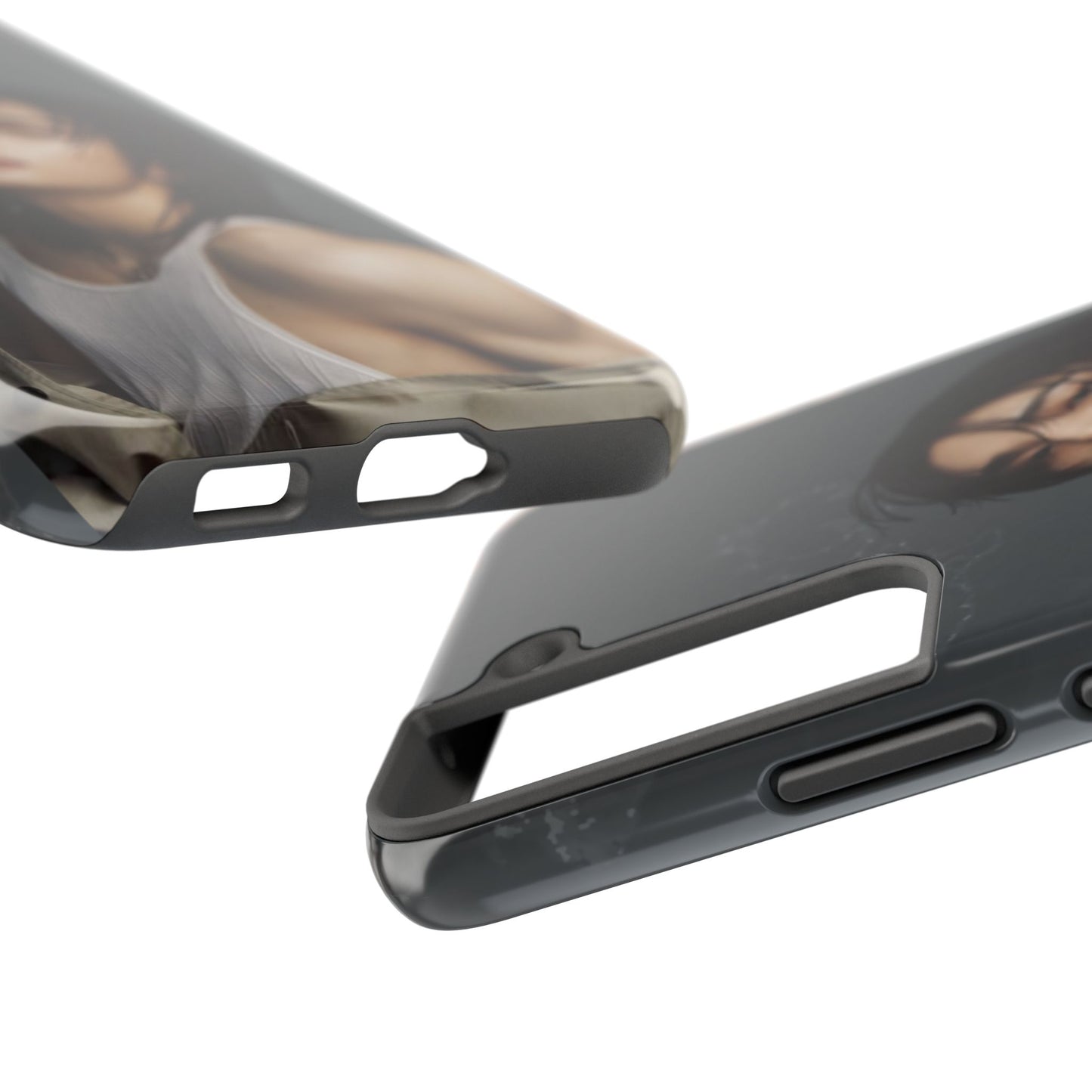 Hyunjin Tough Phone Case — Moody Portrait Slim Protective Case