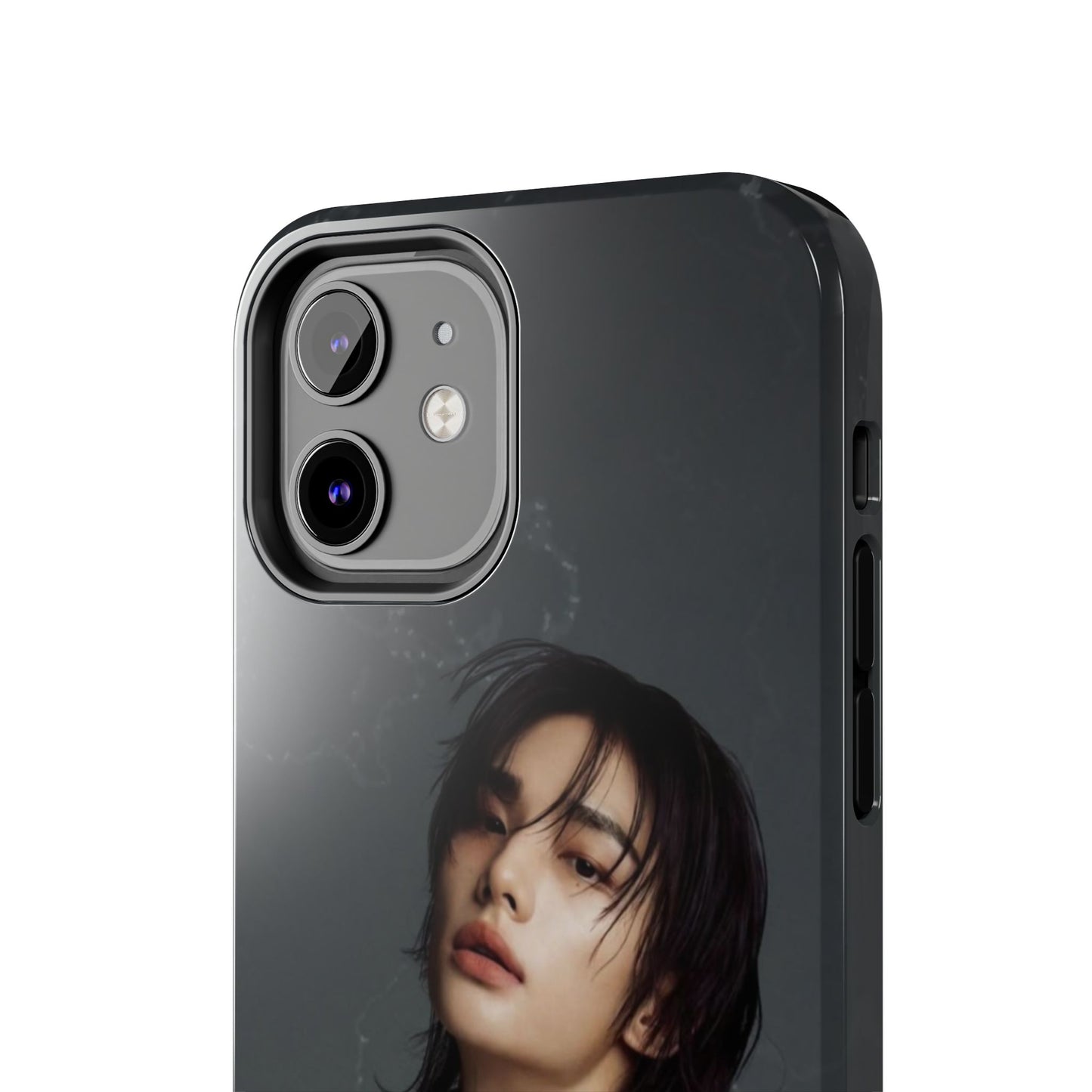 Hyunjin Tough Phone Case — Moody Portrait Slim Protective Case
