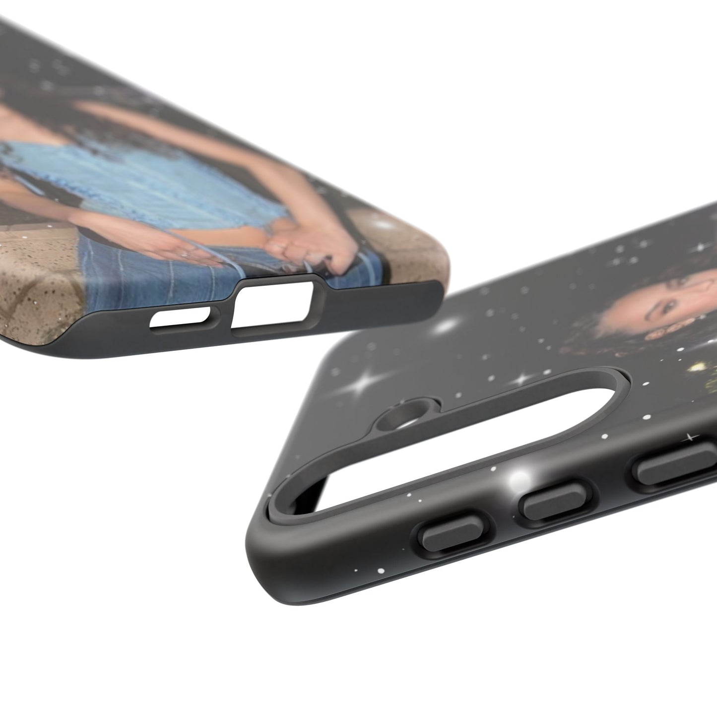 Daniela Phone Case — Glam Night Photo Sparkle Design