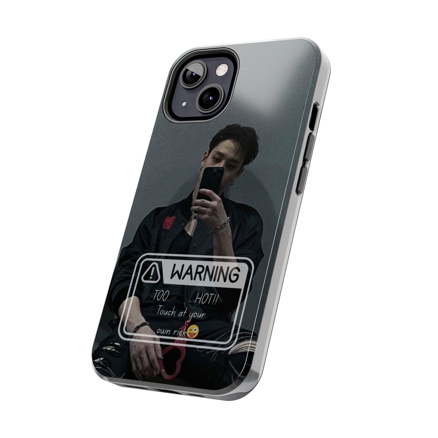 Warning: Bang Chan Tough Phone Case — Protective Slim Cover