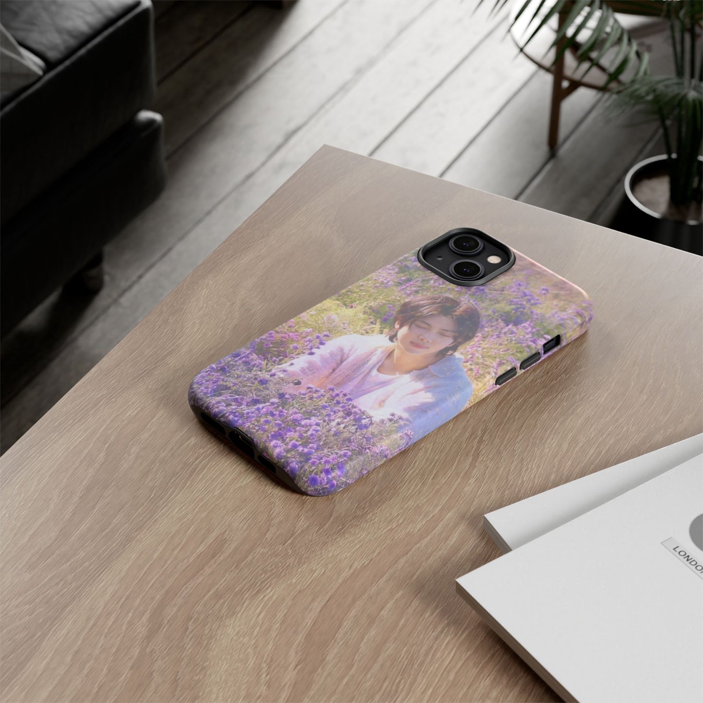 RM Floral Lavender Photo Phone Case