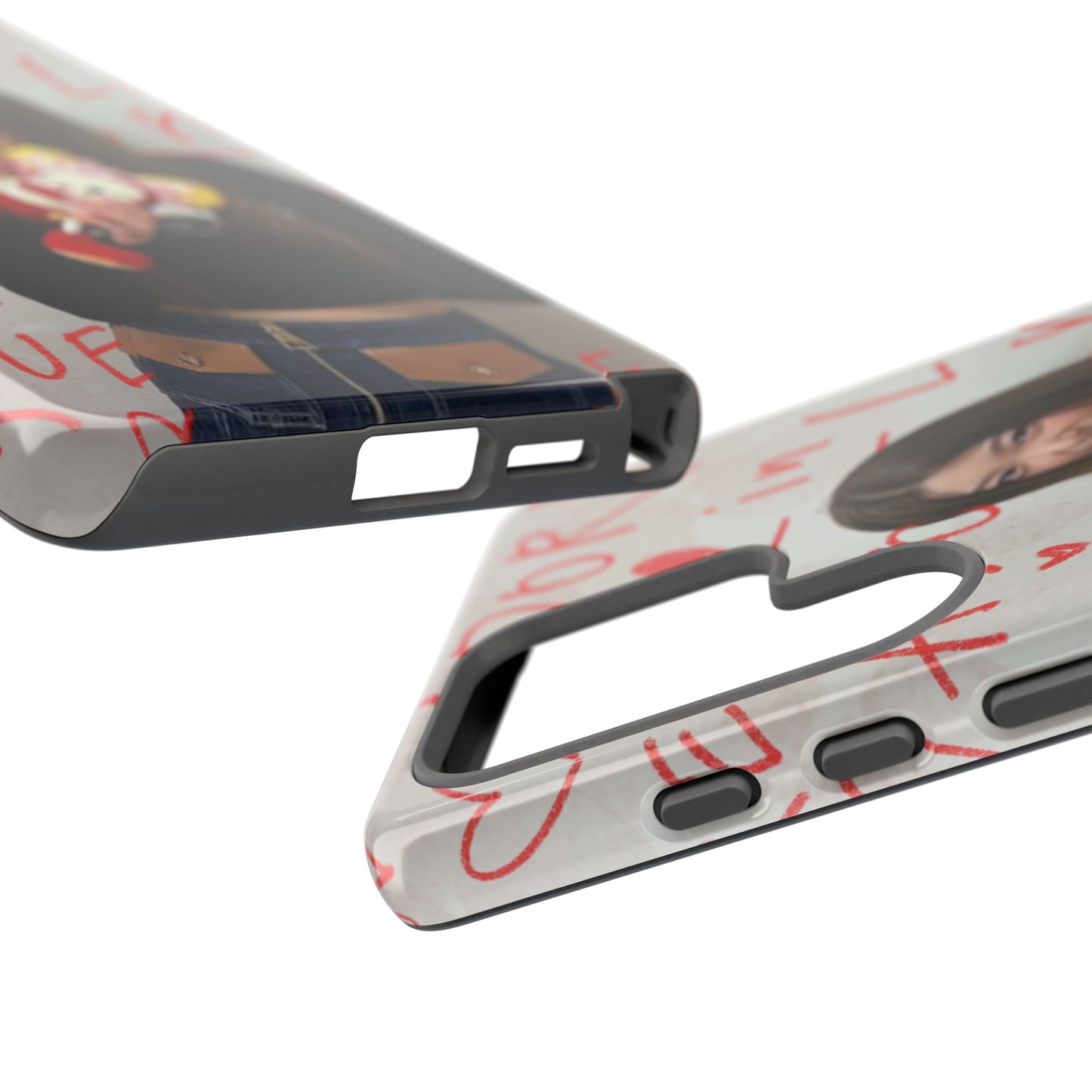 Yoonchae Phone Case — Adore Graffiti Heart Background