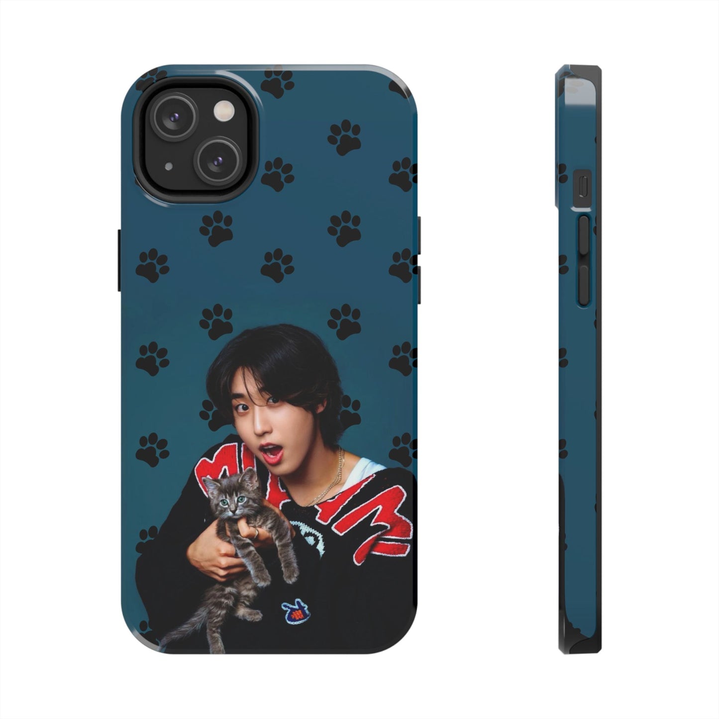 Han Jisung Paw Pattern Tough Phone Case — Photo Graphic Design