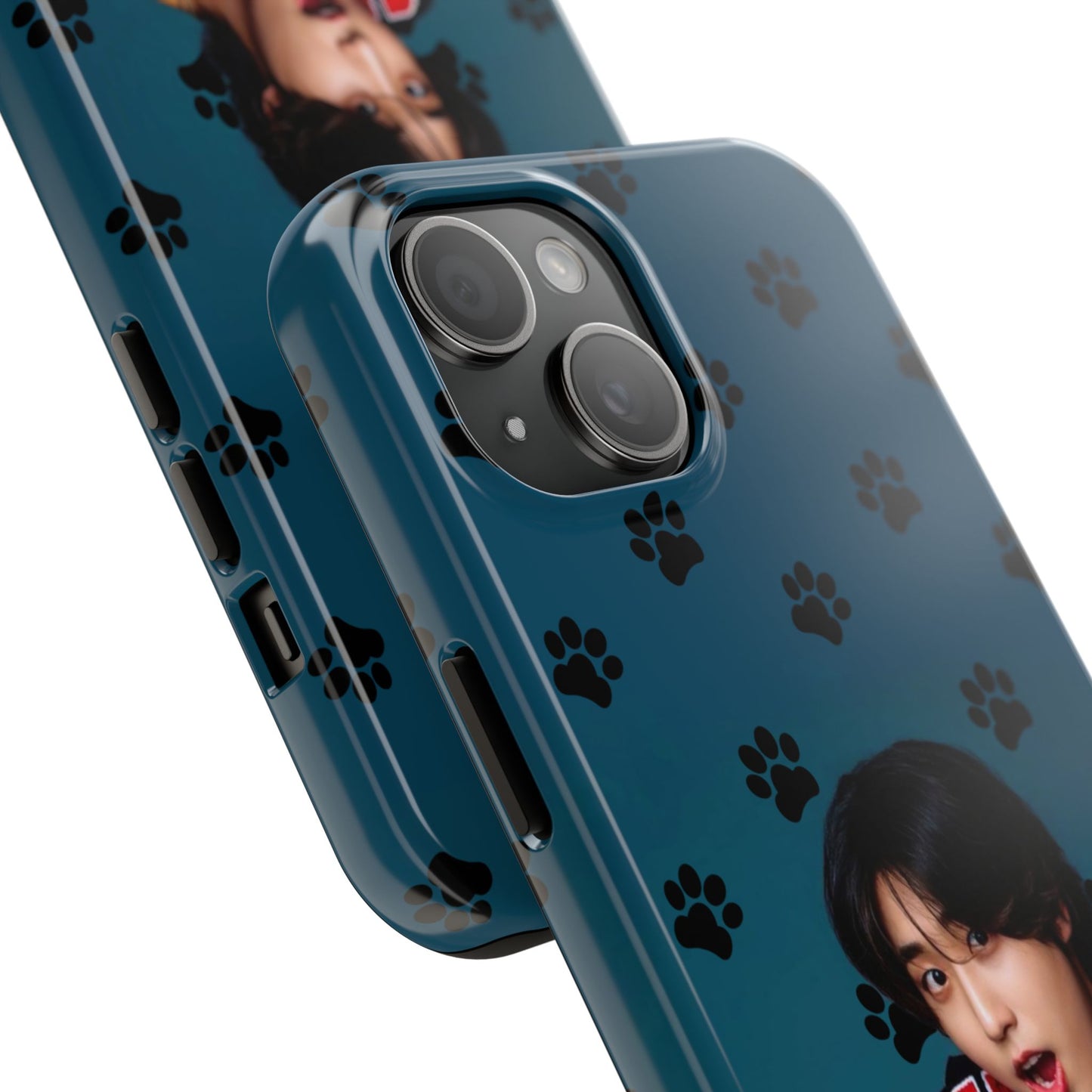 Han Jisung Paw Pattern Tough Phone Case — Photo Graphic Design