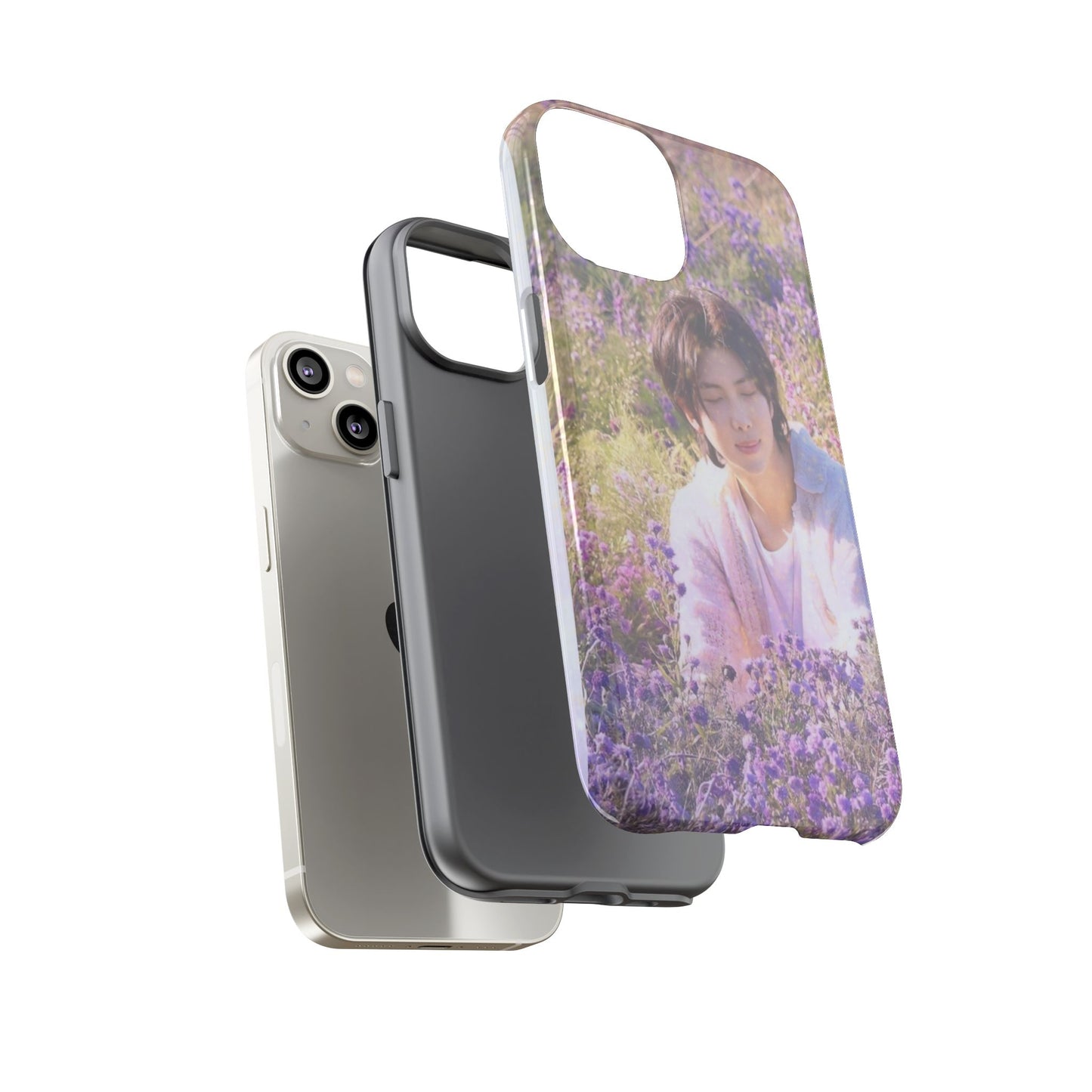 RM Floral Lavender Photo Phone Case