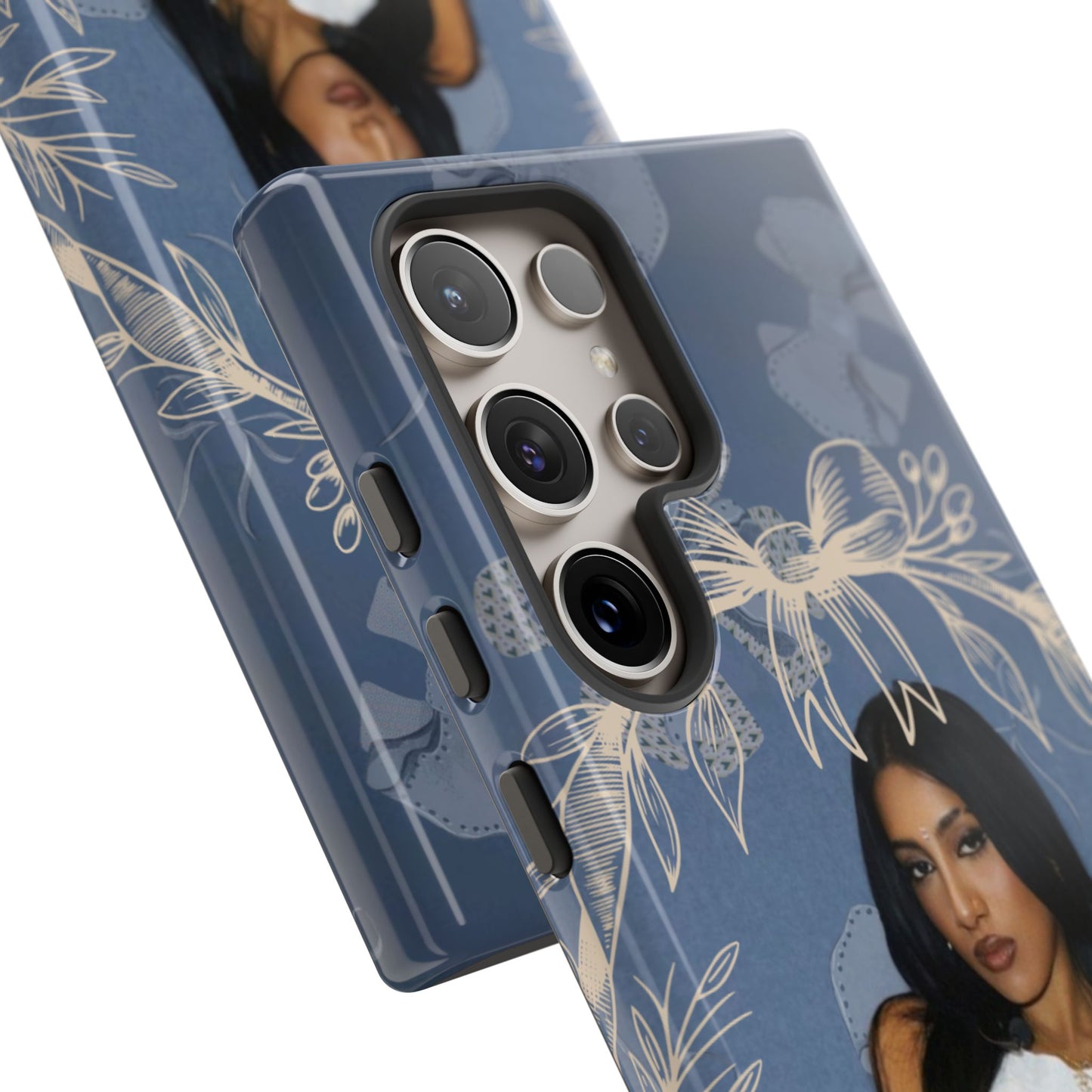 Lara Tough Phone Case — Protective Slim Case with Bow Wreath Design