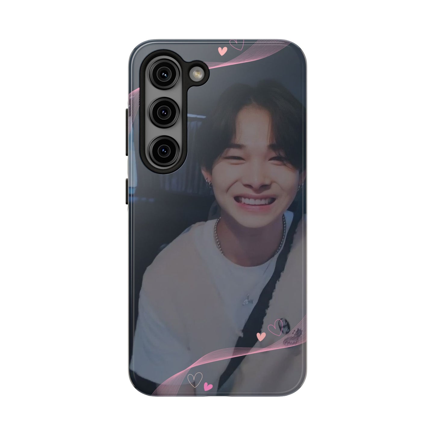 Customizable Phone Case, Cute Phone Cover, Gifts for Teens, Personalized Accessories, Trendy Phone Protection, Heart Design