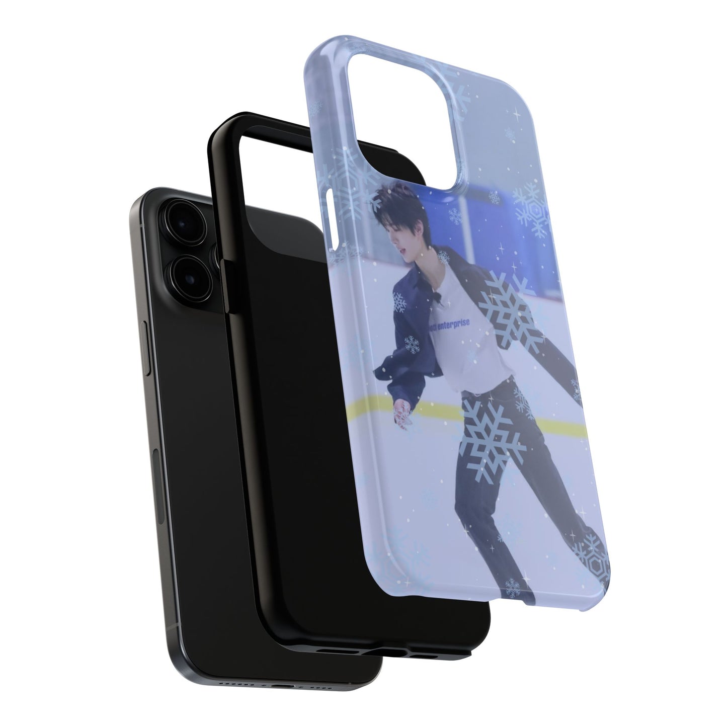 Ice Prince Tough Phone Case, Stylish Phone Protector, Winter Sports Accessory, Unique Gift for Skaters, Durable Phone Shell