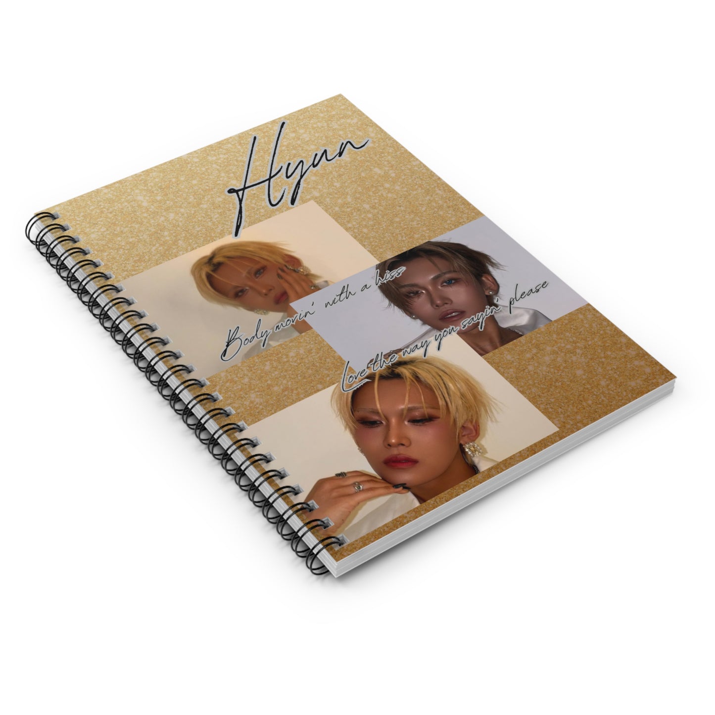 Hyun Notebook - Spiral Ruled Notebook