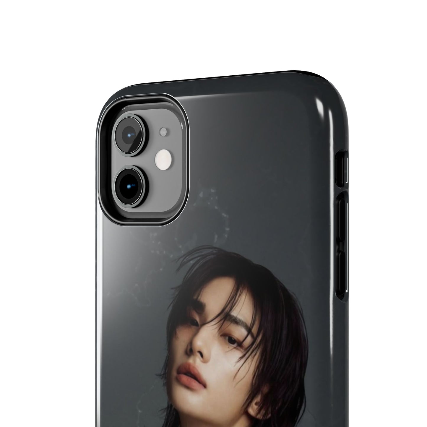 Hyunjin Tough Phone Case — Moody Portrait Slim Protective Case