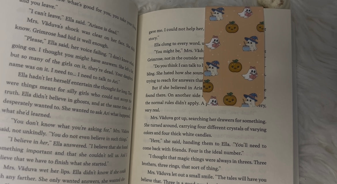 Spooky Season Magnetic Bookmarks for Halloween Reading Accessories