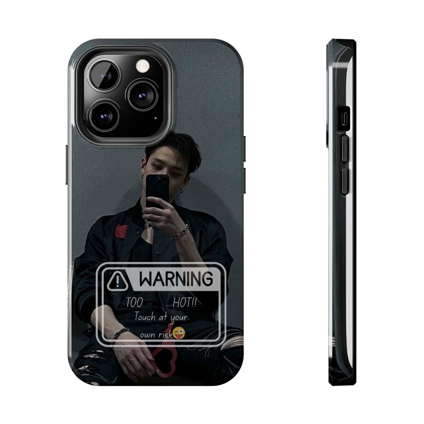 Warning: Bang Chan Tough Phone Case — Protective Slim Cover