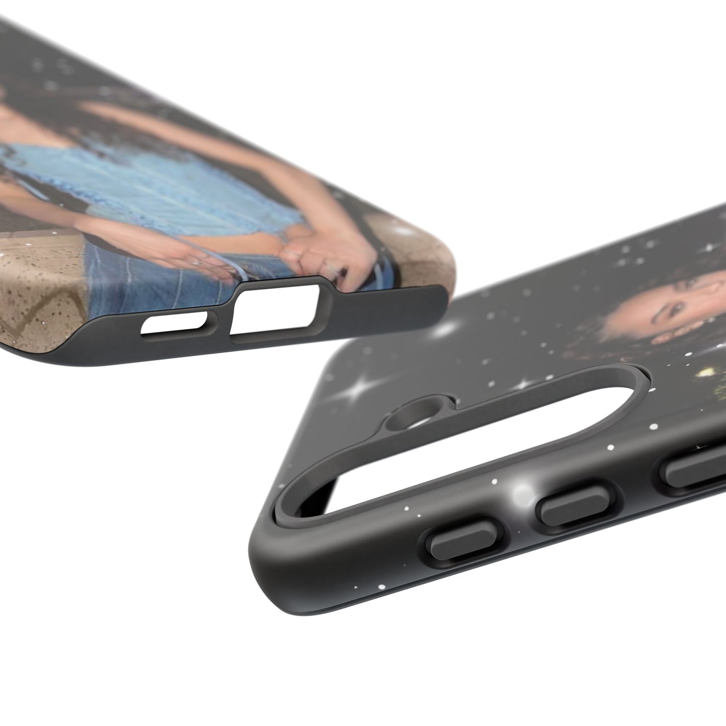 Daniela Phone Case — Glam Night Photo Sparkle Design