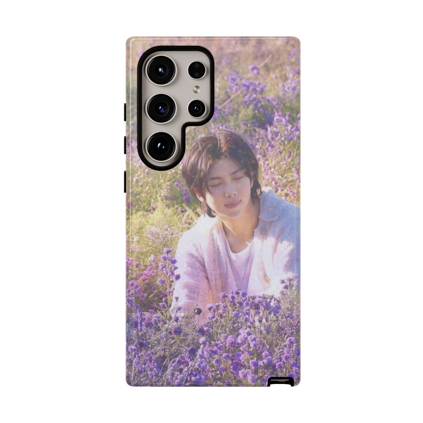 RM Floral Lavender Photo Phone Case