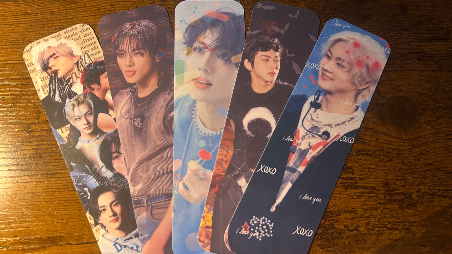 Enhypen Handmade Bookmarks - Unique Collection Featuring Multiple Designs and Images Perfect for Any Book Lover