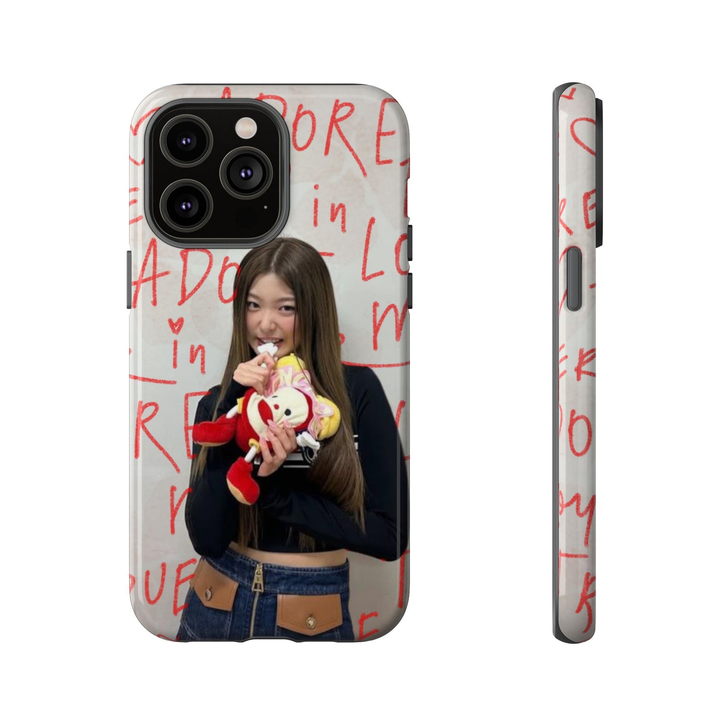 Yoonchae Phone Case — Adore Graffiti Heart Background