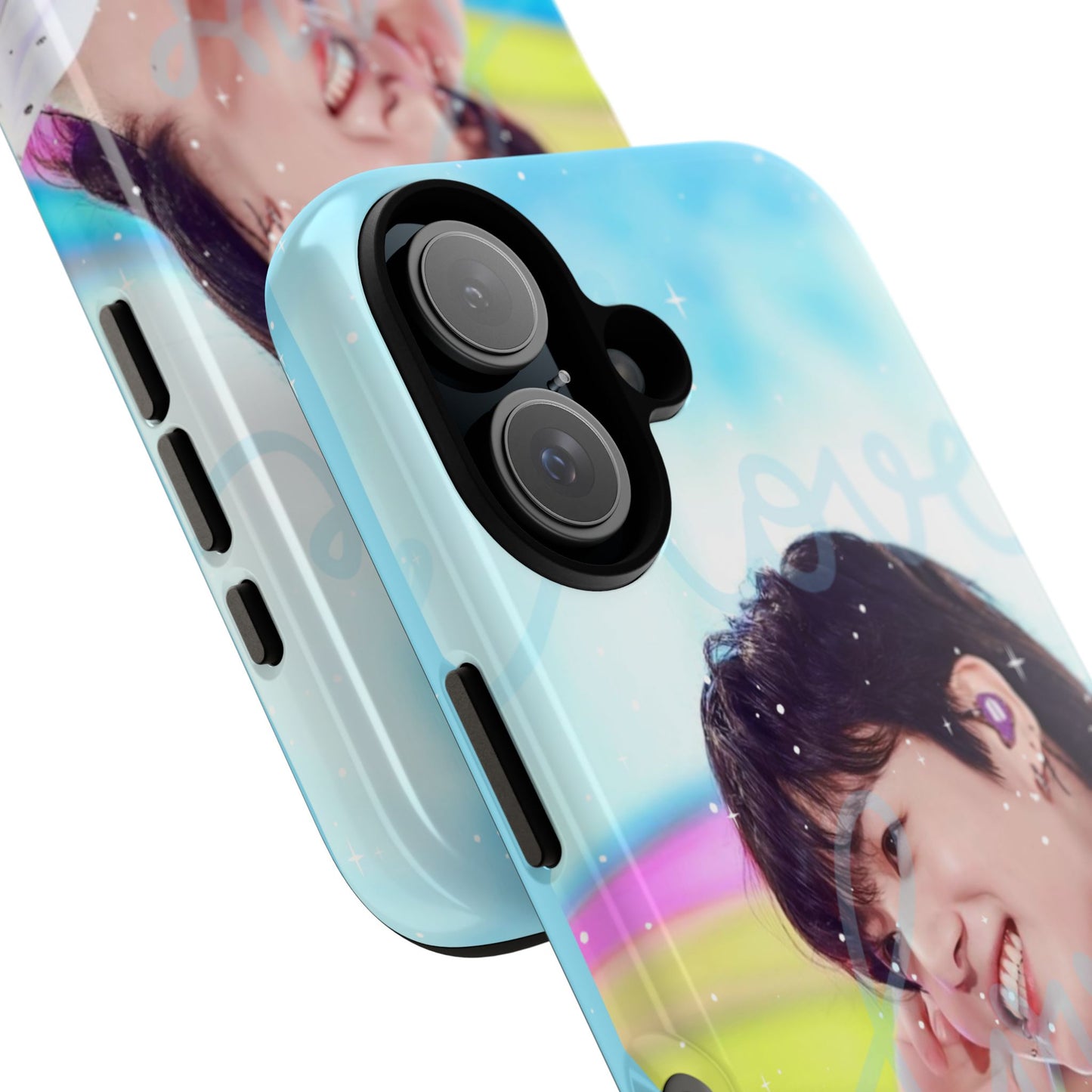 Jungkook Phone Case - Love Rainbow Kpop Design