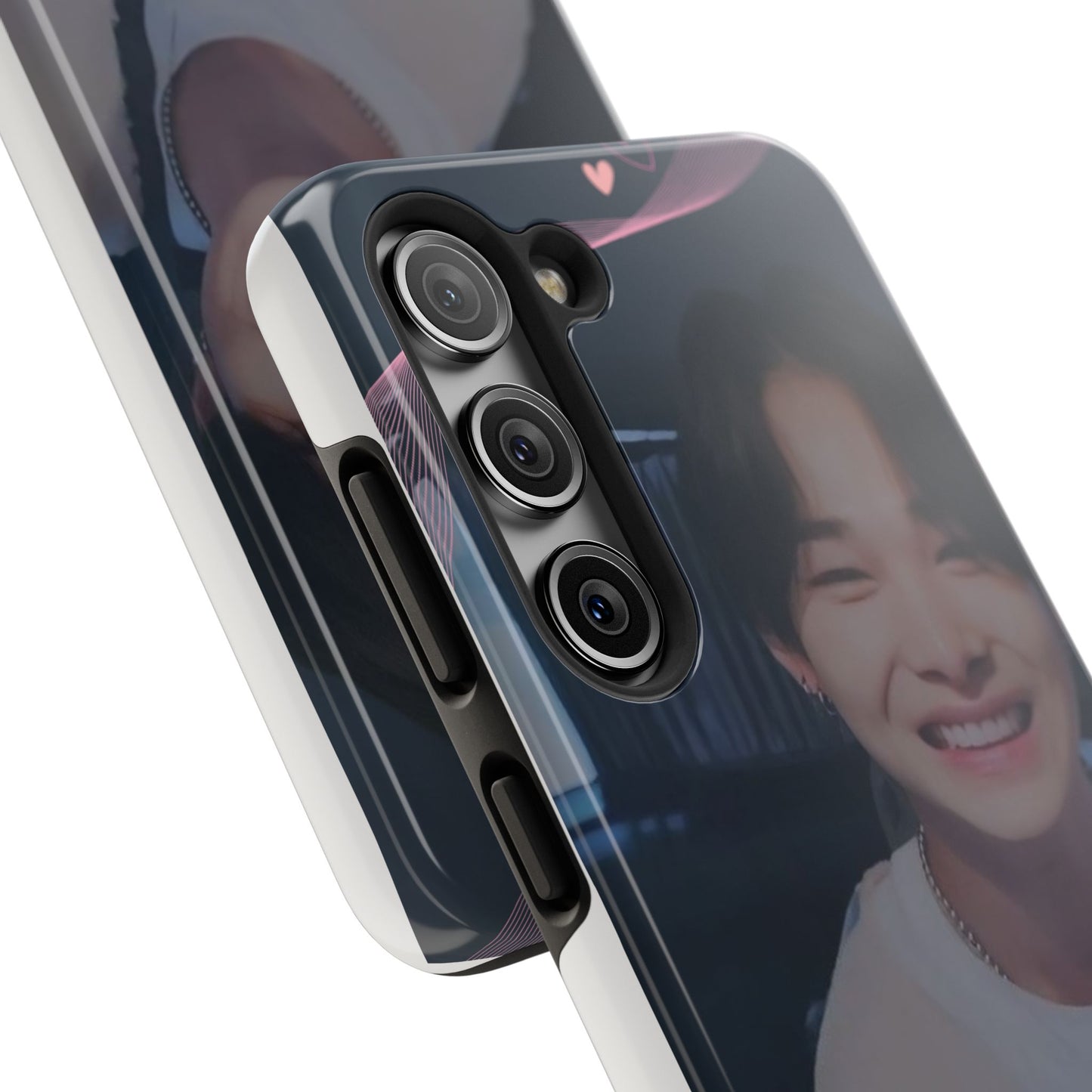 Customizable Phone Case, Cute Phone Cover, Gifts for Teens, Personalized Accessories, Trendy Phone Protection, Heart Design