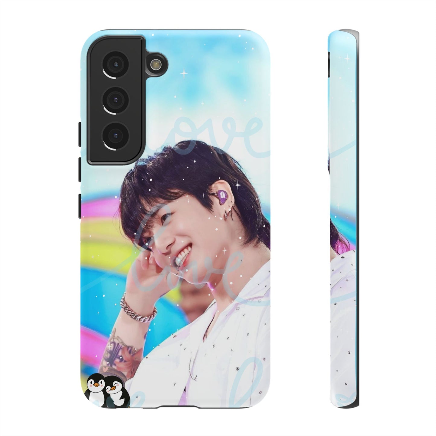 Jungkook Phone Case - Love Rainbow Kpop Design