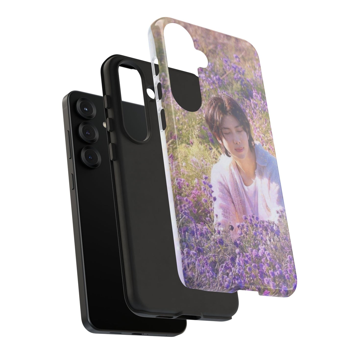 RM Floral Lavender Photo Phone Case