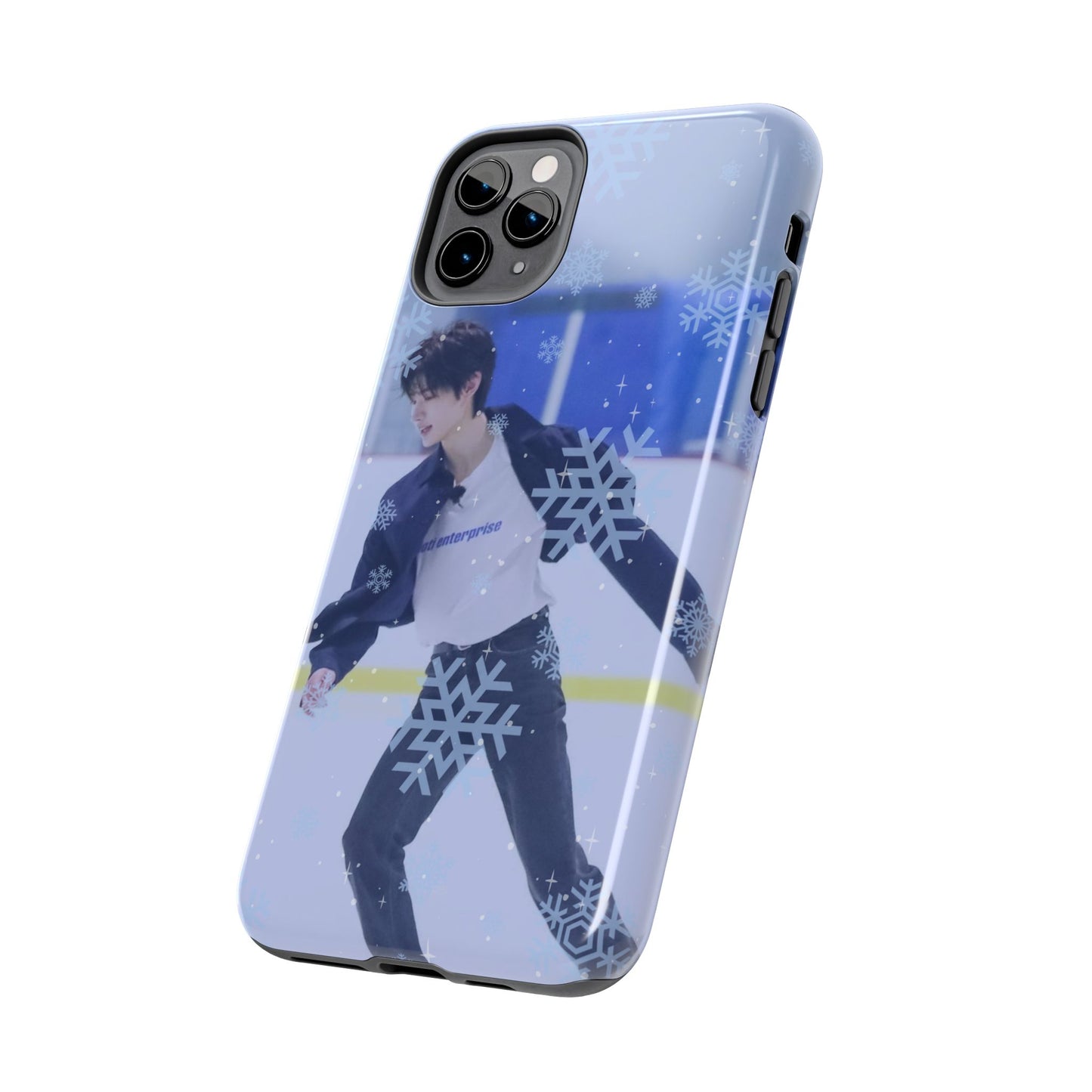 Ice Prince Tough Phone Case, Stylish Phone Protector, Winter Sports Accessory, Unique Gift for Skaters, Durable Phone Shell