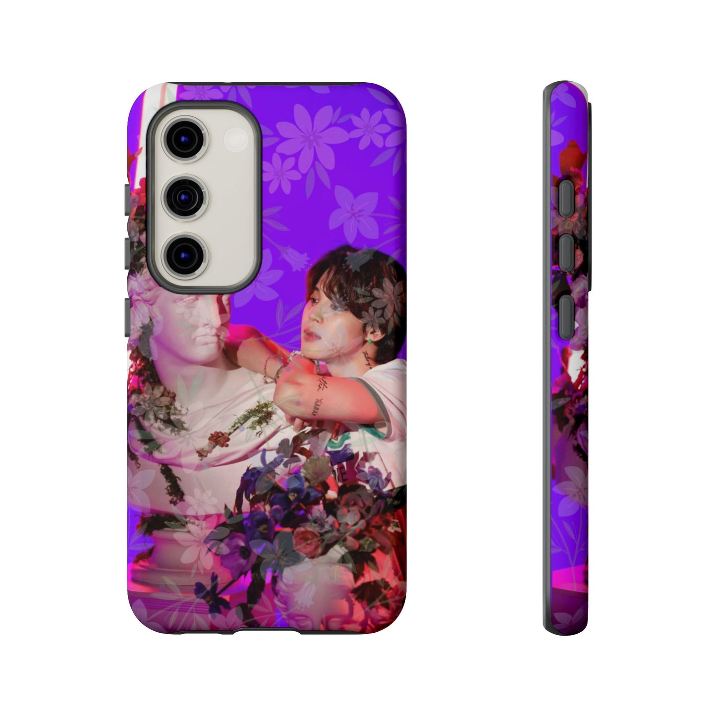 Park Jimin Phone Case — Retro Floral Phone Cover