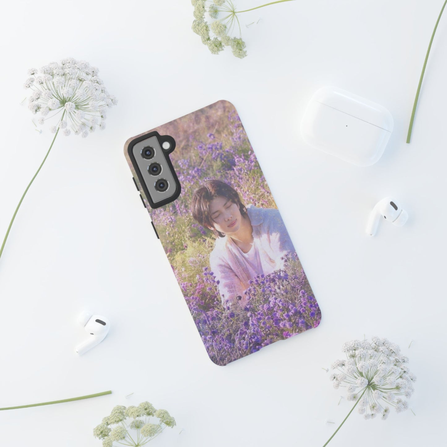 RM Floral Lavender Photo Phone Case